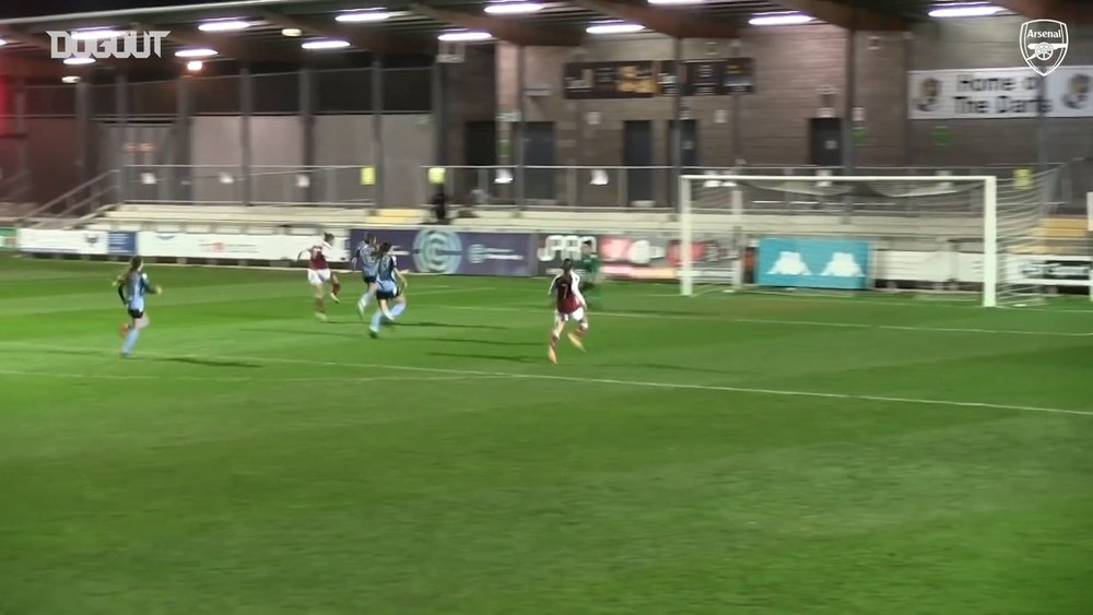Miedema scored four. DUGOUT
