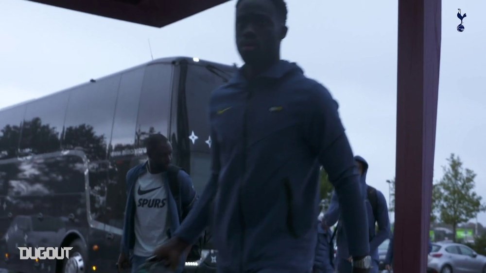 Le voyage de Tottenham à Anvers. Dugout