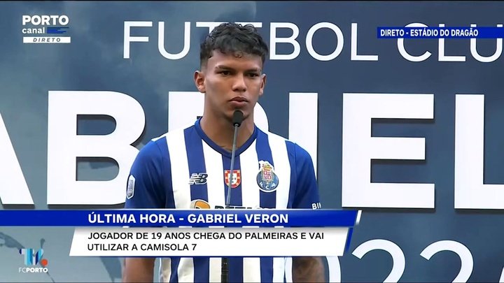 Veron é apresentado no Porto e revela conselhos de Abel Ferreira