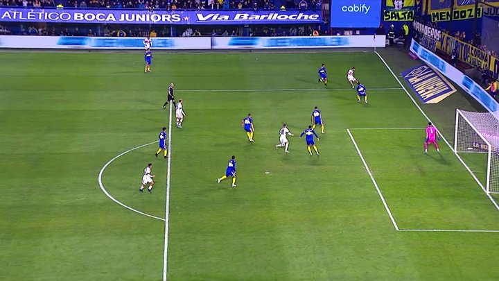 VÍDEO: el desafortunado gol que puso empate a Boca y Tigre