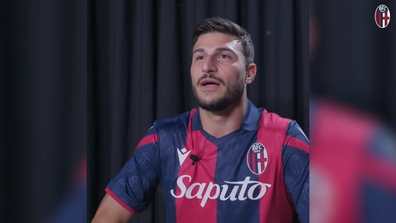 VIDEO: Bologna, in occasione del rinnovo Orsolini intervista... Orsolini!