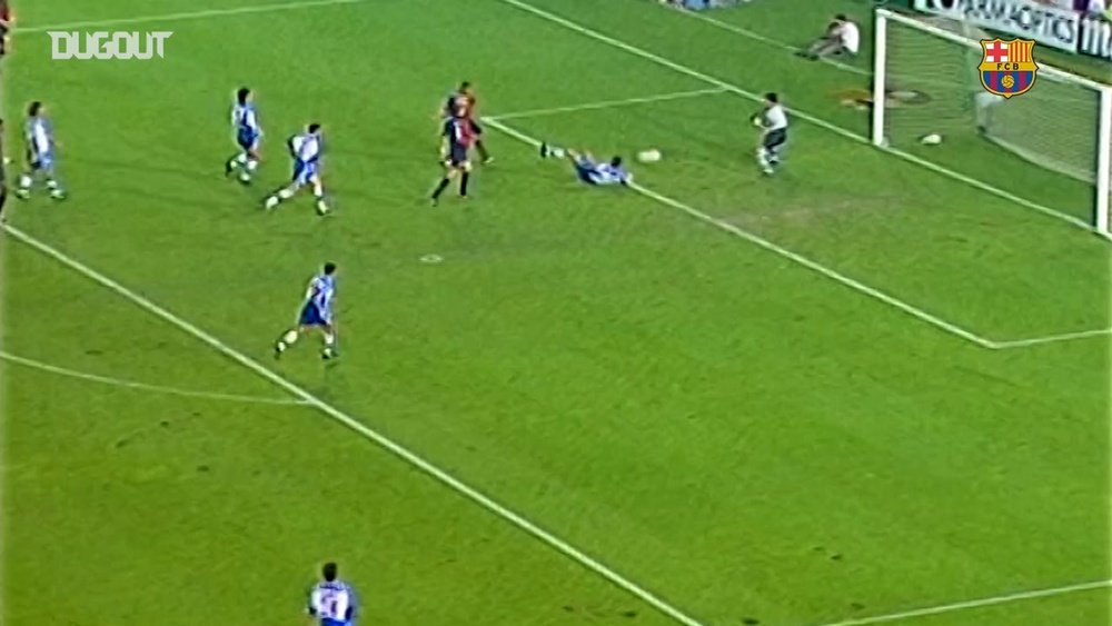 VIDEO: Kluivert and Rivaldo help Barcelona to a 3-0 win over Espanyol in 1999. DUGOUT