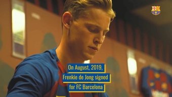 Frenkie's time at Barca. DUGOUT