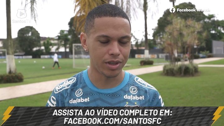 Marcos Guilherme diz que Santos está pronto para clássico contra o São Paulo