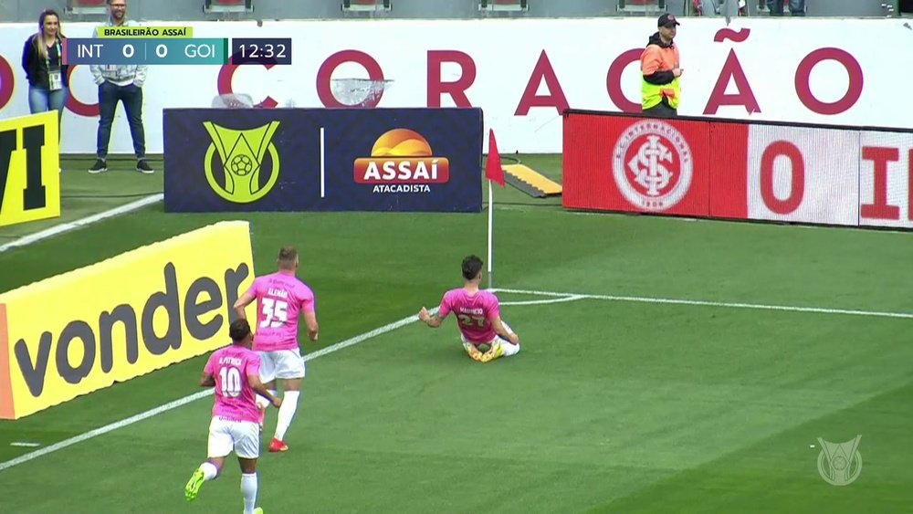 Internacional got a 4-2 win over Goias in the Brazilian league. DUGOUT
