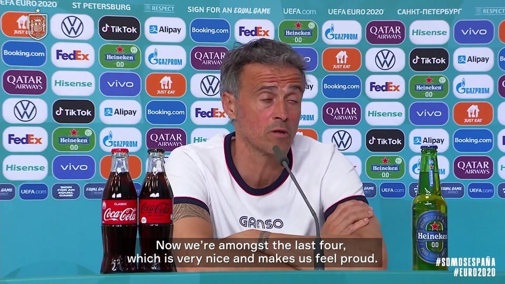Luis Enrique thought his team did enough to win before the shootout. DUGOUT