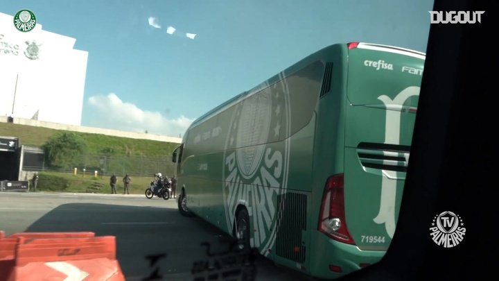 VIDEO: Behind the scenes as Palmeiras win at Corinthians