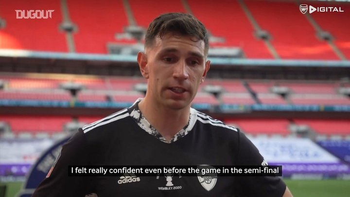 VIDEO: Emiliano Martínez: I've worked 10 years for FA Cup glory