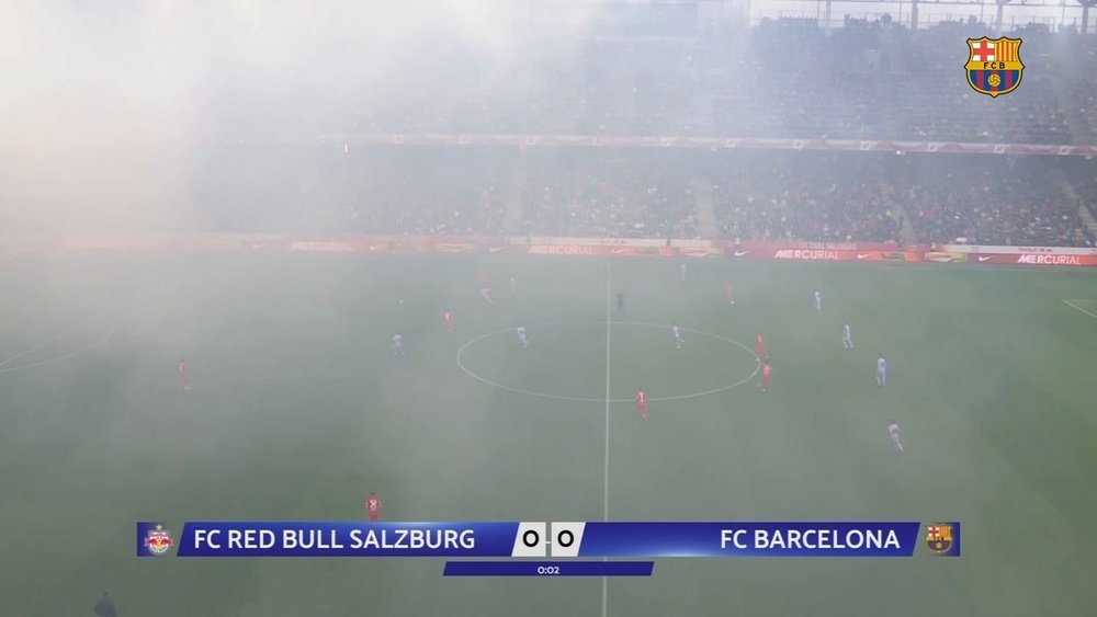 Le Barça a perdu en amical face à Salzbourg. Dugout