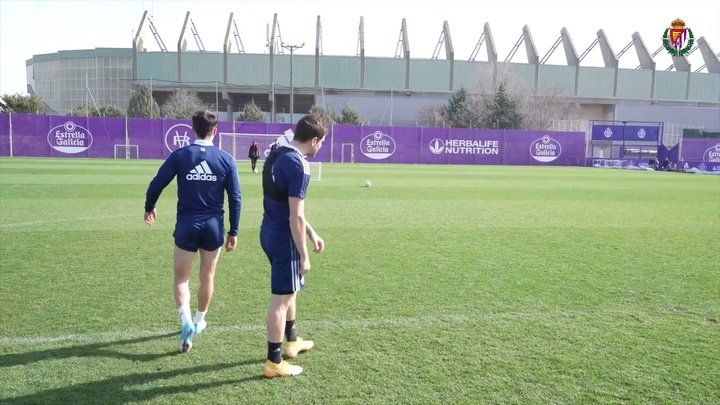 VÍDEO: jogadores do Valladolid fazem ‘desafio do mini-gol’