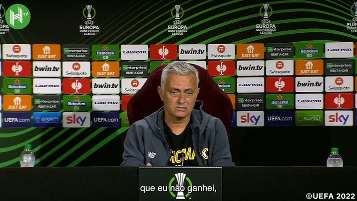 Mourinho alfineta Tottenham e fala sobre importância da Liga Conferência. DUGOUT
