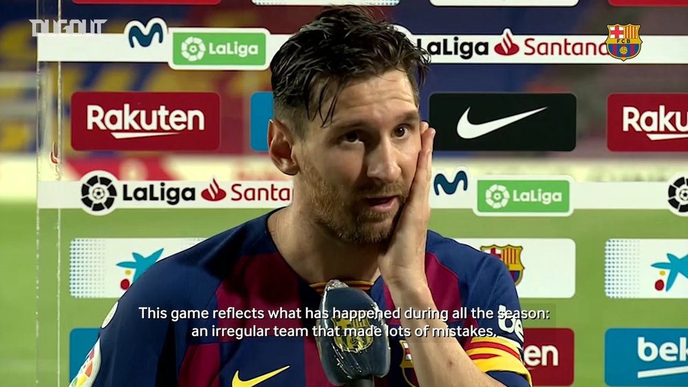 Messi was highly self critical. DUGOUT
