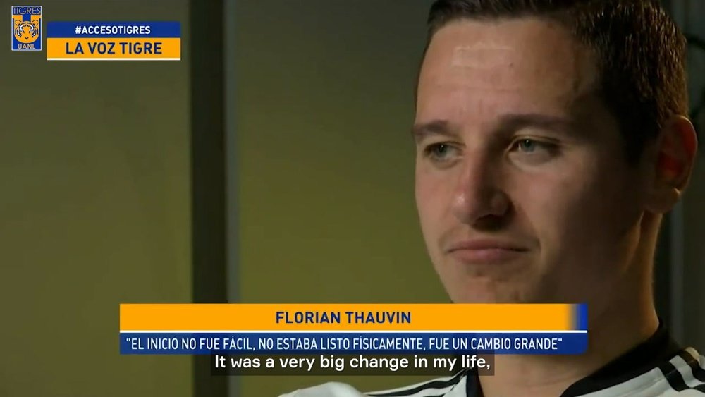Thauvin and his adaptation to Tigres. DUGOUT