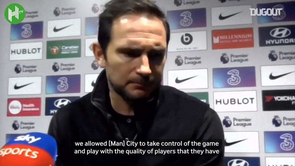 Lampard: Players learnt a lesson in first half. DUGOUT