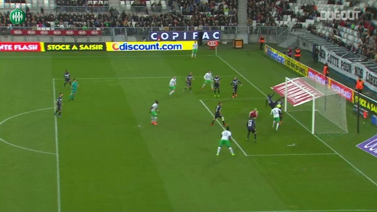 Résumé Bordeaux 1-4 Saint-Etienne 2016. dugout
