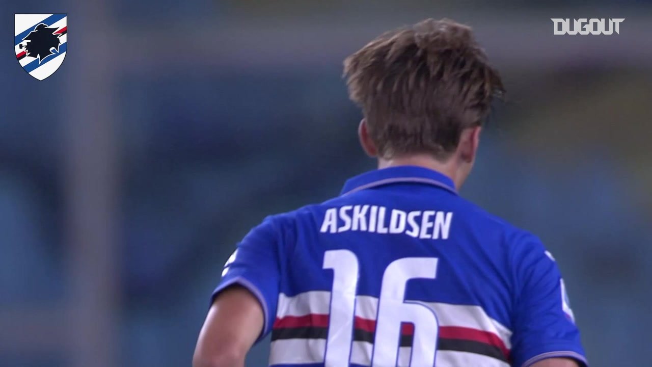 Askildsen got his first ever Sampdoria goal back in July. DUGOUT