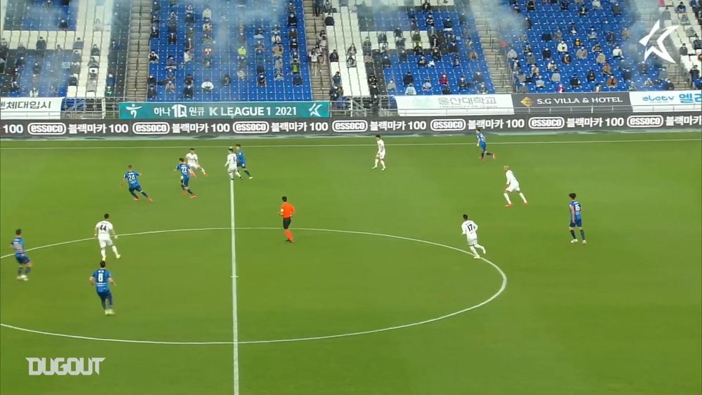 Hinterseer's first league goal came in a 2-0 win against Gwangju. DUGOUT