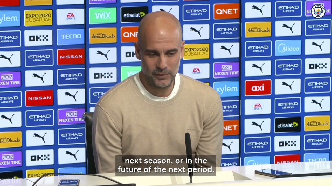 VIDEO: 'We can't get distracted' - Guardiola