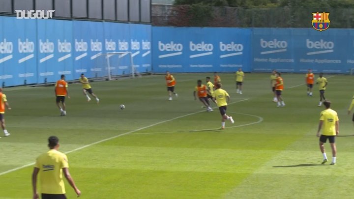 VIDEO: Barcelona's last session ahead of Villarreal clash