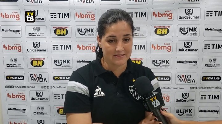 VÍDEO: Lindsay Camila exalta apoio da torcida do Galo após empate contra o Corinthians