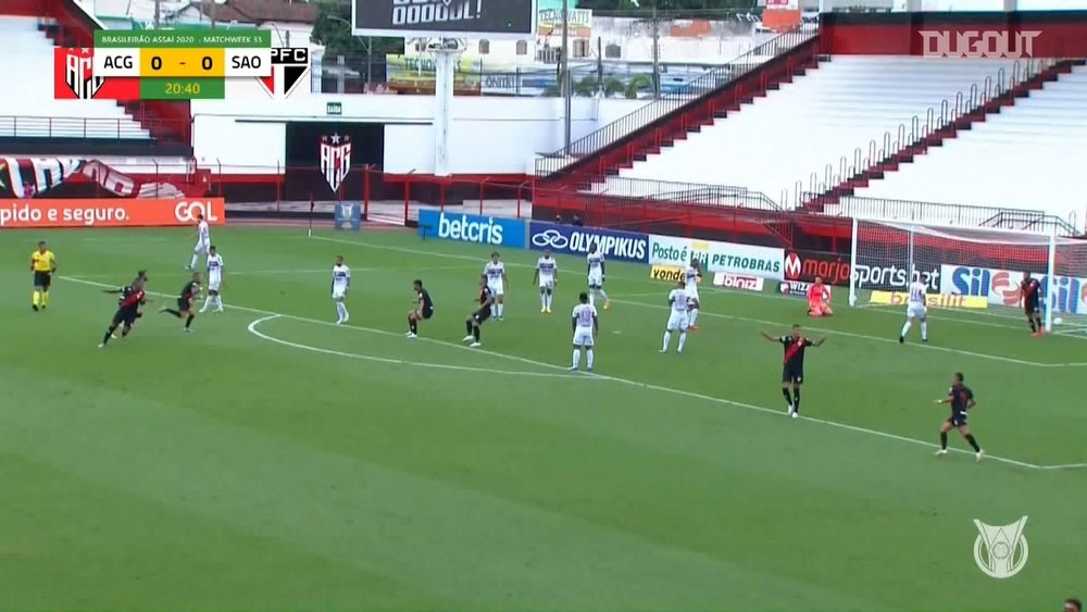 Atletico GO piled more misery on Sao Paulo. DUGOUT