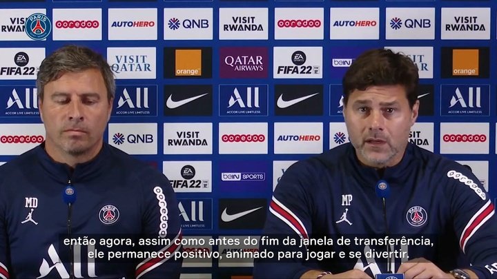 Pochettino fala sobre Mbappé, disputa no gol e situação de Sérgio Ramos
