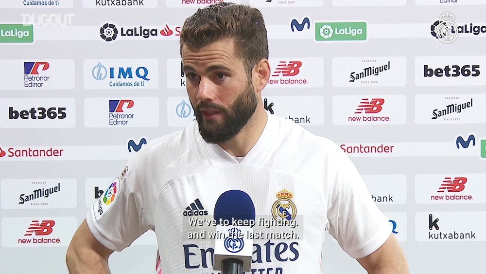 Nacho still believes Real Madrid can win the title. DUGOUT