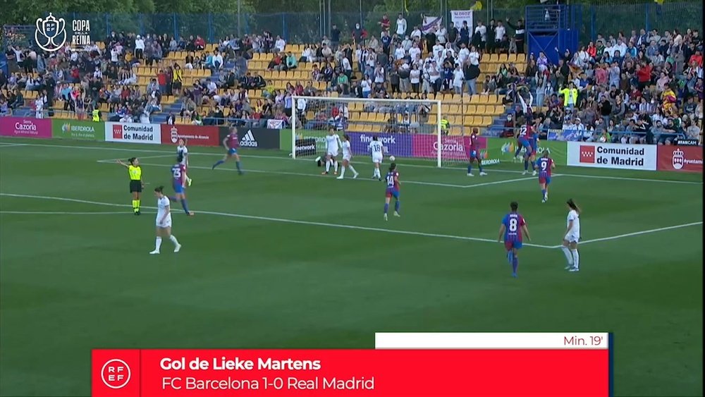 Martens scores in Barca's Copa win over Real. DUGOUT