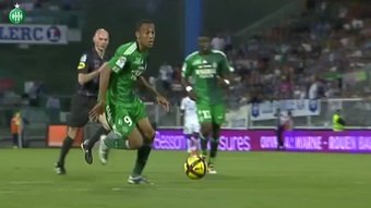 Aubameyang's goal v Auxerre in 2011. DUGOUT