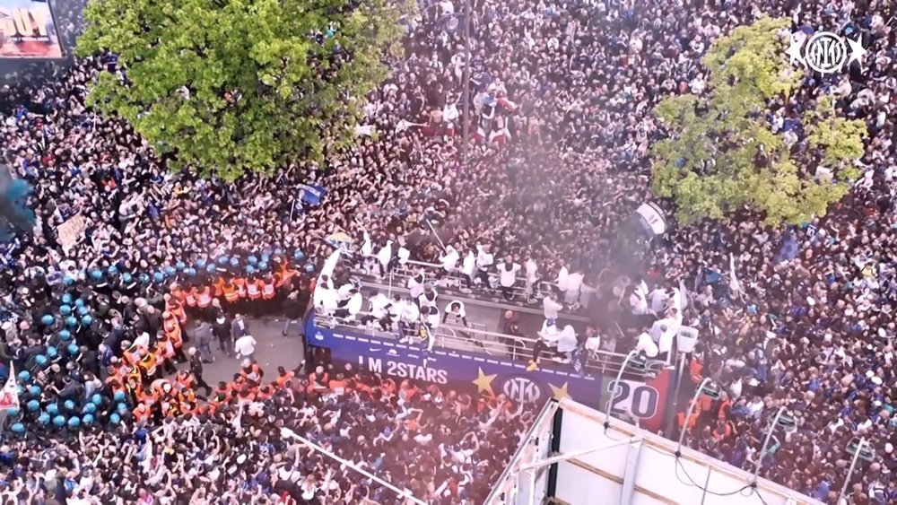 Inter had claimed a 20th league championship with five matches to spare. DUGOUT