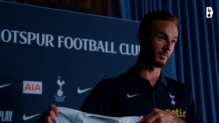 VIDEO: James Maddison's first day at Spurs