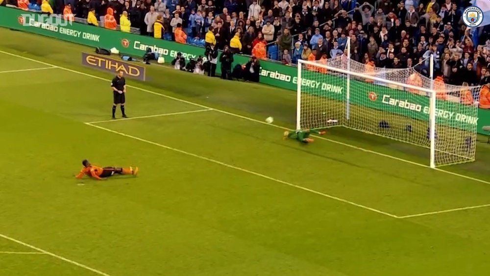 Bravo has made some vital stops from 12 yards for Man City. DUGOUT