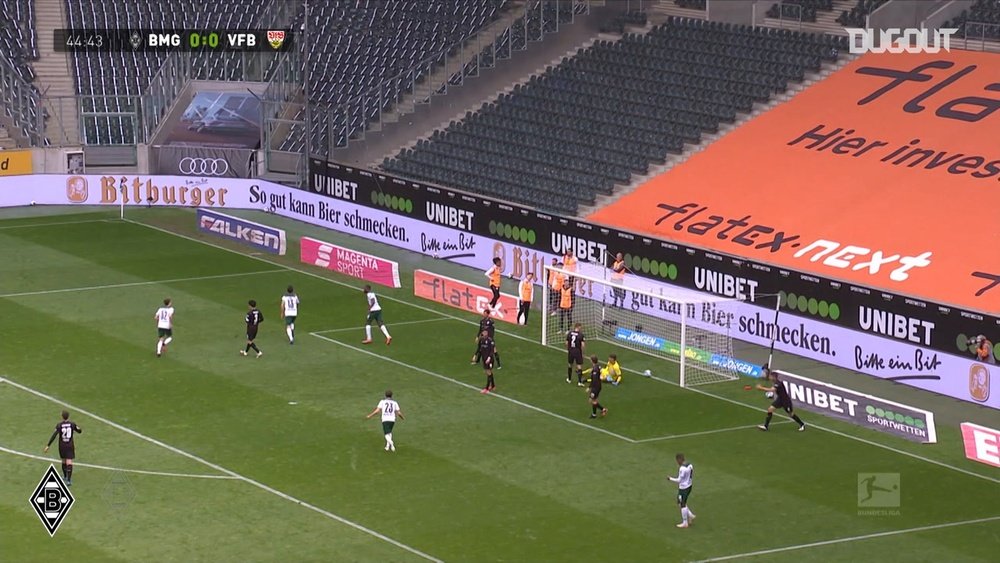 Lars Stindl opened the scoring against Stuttgart in some style. DUGOUT