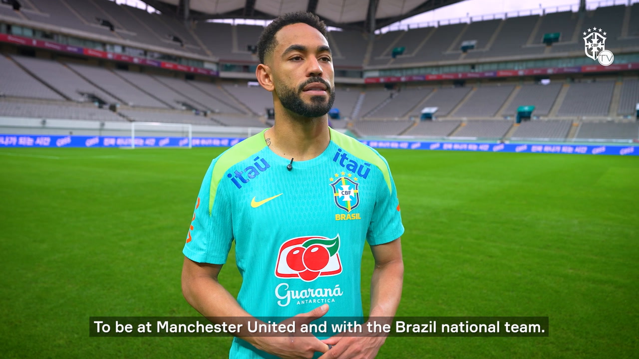 Matheus Cunha: ‘Proud to play for Brazil and Man United’