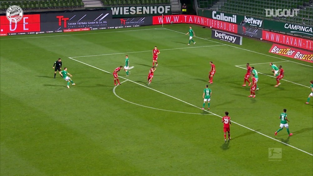 Neuer made this save for Bayern. DUGOUT