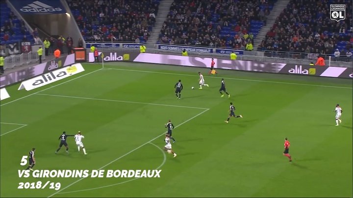 VÍDEO; los mejores goles de Houssem Aouar con el Lyon