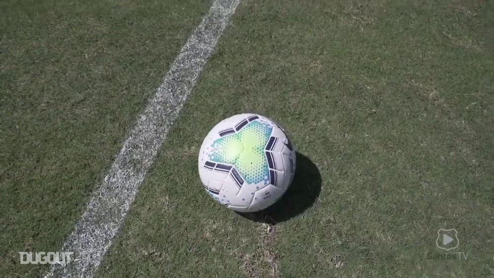 Santos' last training session before Corinthians clash. DUGOUT