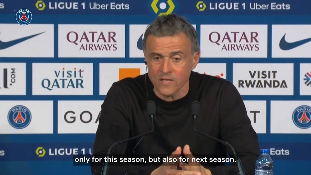 Luis Enrique explained why he took Kylian Mbappe off in the 65th minute. DUGOUT