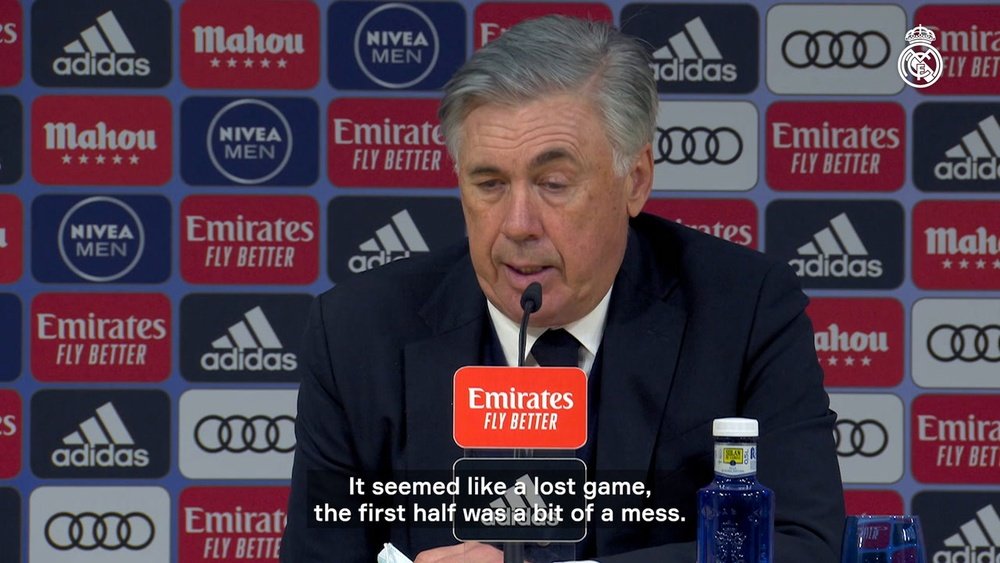 Ancelotti's men fought back from two goals down to get a point v Elche. DUGOUT