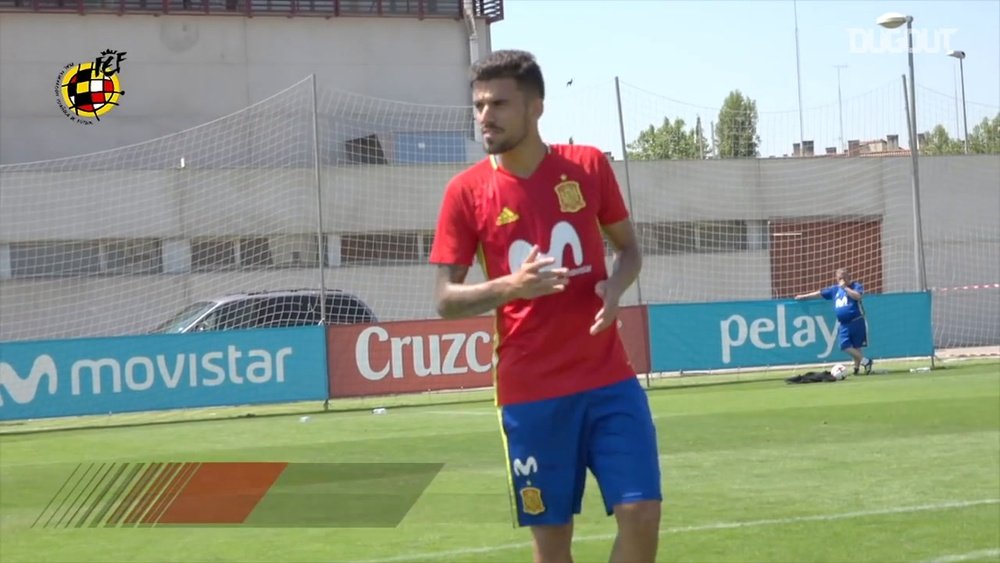 VIDEO: Dani Ceballos’s free-kick exhibition in training. DUGOUT