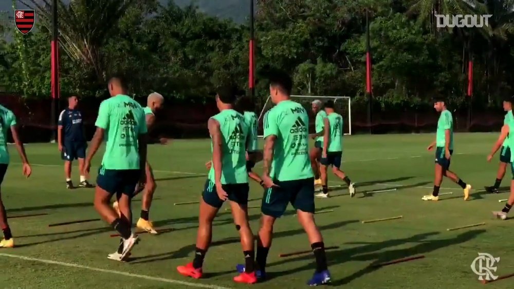 Flamengo inicia preparação para duelo contra o Goiás. DUGOUT
