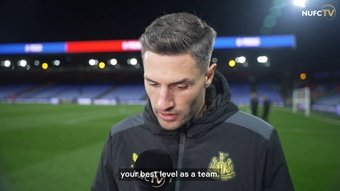 Fabian Schar criticised Newcastle’s display in the 2-0 defeat at Crystal Palace, especially the way they started the game.