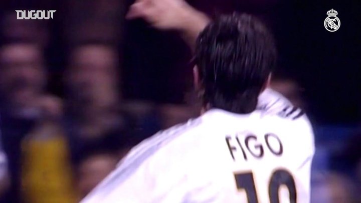 VÍDEO: golaço de Figo pelo Real Madrid contra o Levante