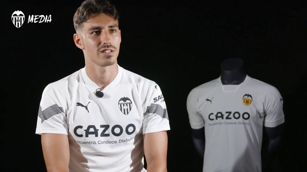 André Almeida, feliz de ser jugador del Valencia. DUGOUT
