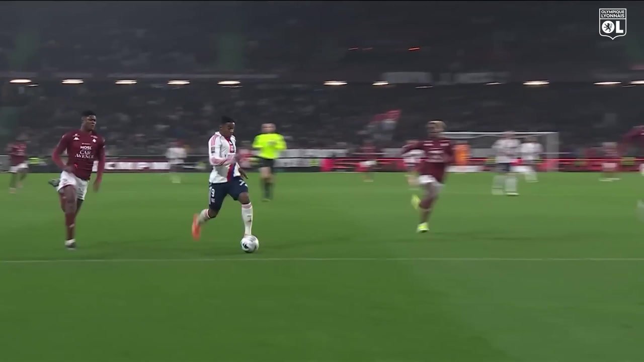 Endrick shines at Lyon with first hat-trick