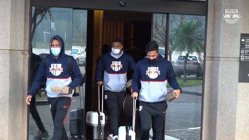 Red Bull Bragantino have now arrived in Quito. DUGOUT