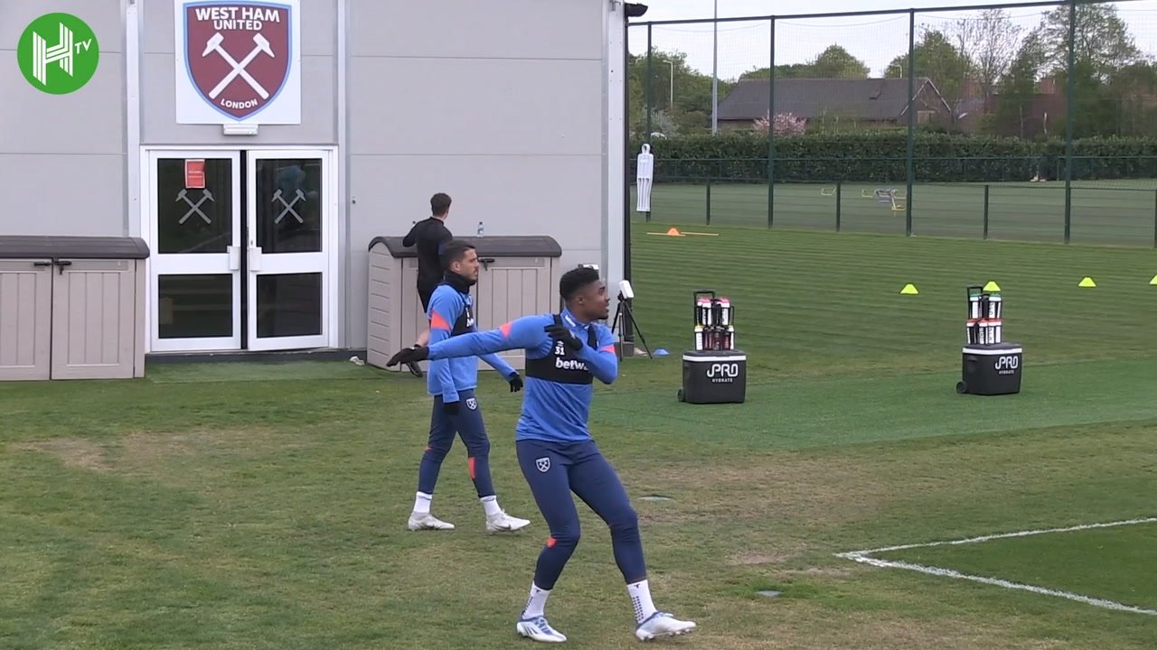 VIDEO: West Ham get ready to face Frankfurt in semi-finals