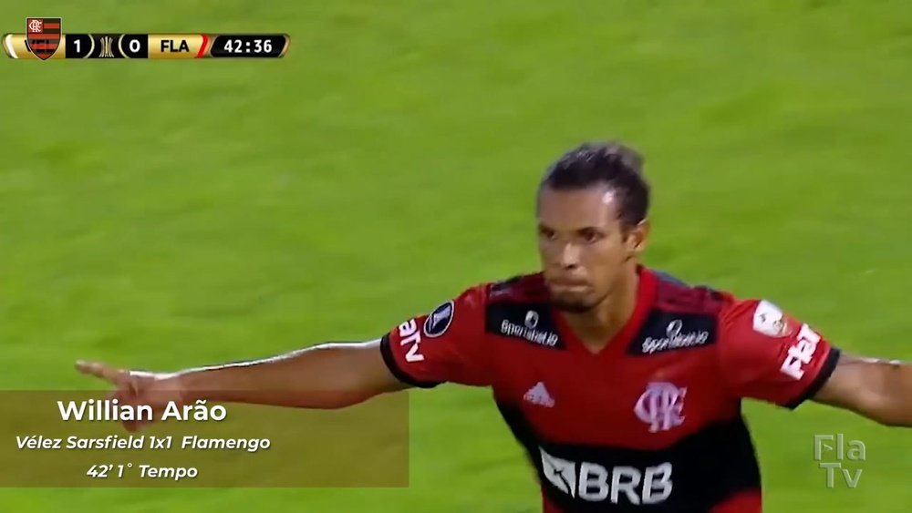 Todos os gols do Flamengo na Libertadores de 2021. DUGOUT