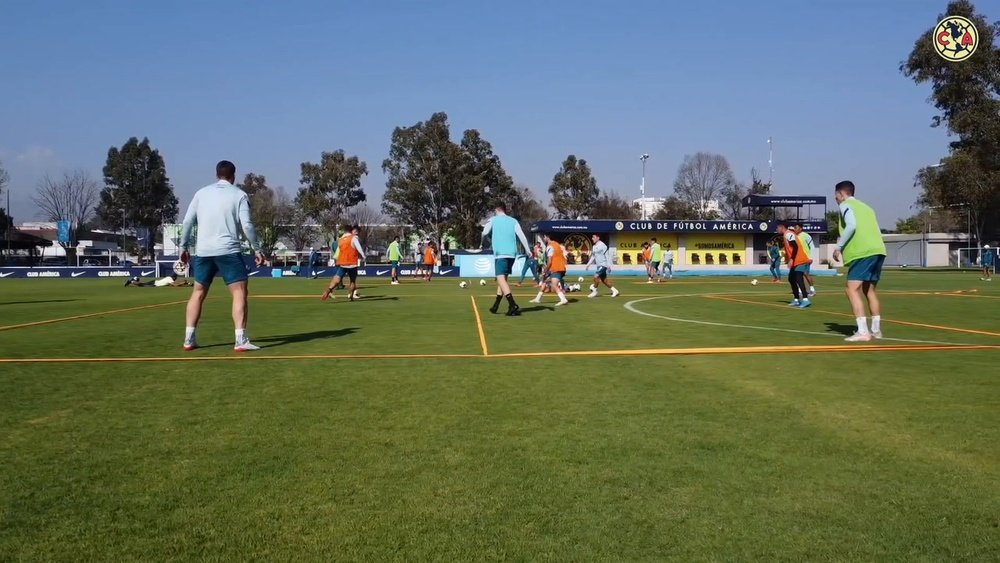 Jorge Meré ya se entrenó con sus compañeros. Dugout