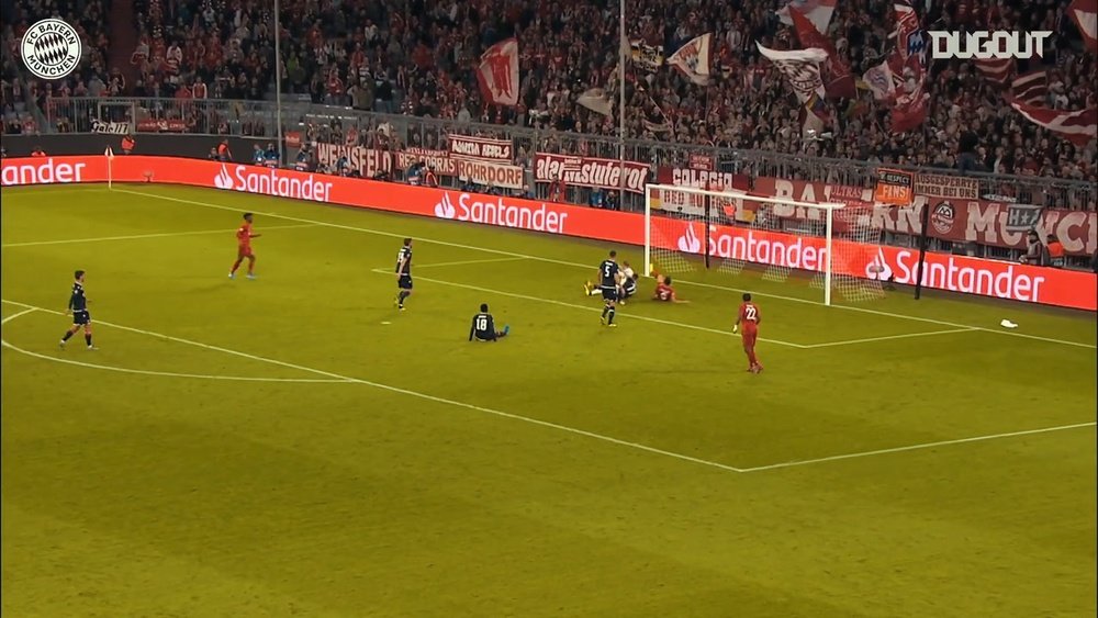Robert Lewandowski has been on fire in the Champions League this term. DUGOUT